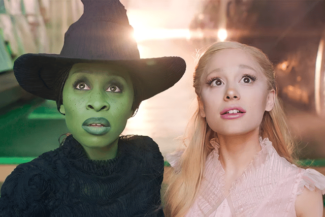Cynthia Erivo and Ariana Granda in the film adaptation of Wicked, set for release in November 2024.