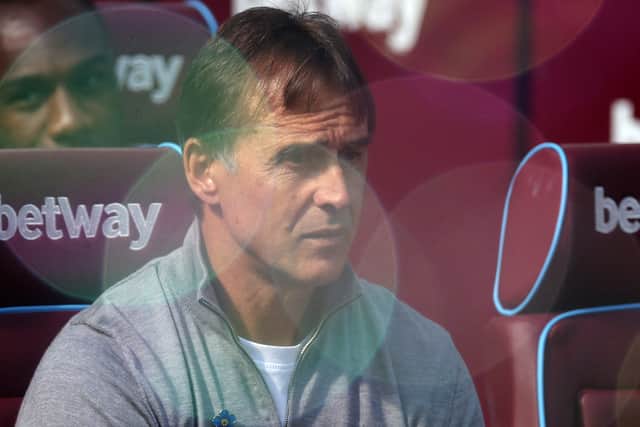 A disastrous afternoon for Julen Lopetegui.