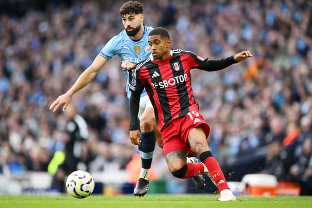 Nelson in action against Manchester City.