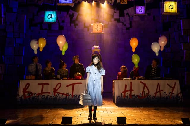 Matilda Production photos taken on September 6, 2024 at the Cambridge Theatre London.