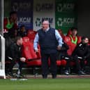 Steve Evans wasn't happy with officiating against Charlton Athletic.