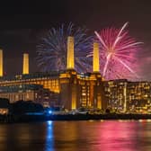 Watch the spectacular firework display from the lift at Battersea Power Station 