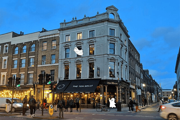 Gin and vodka aren't the only spirits you'll find in these London pubs. Pictured: The Ten Bells, Spitalfields