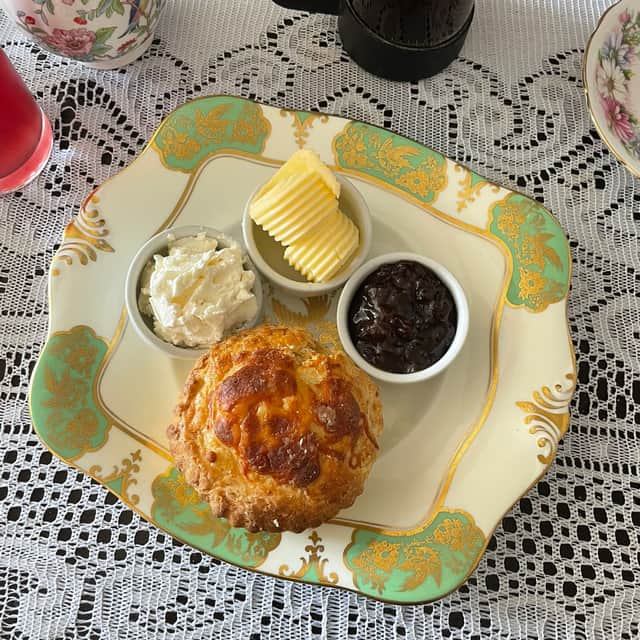 Make sure you stop off for tea and a giant scone!