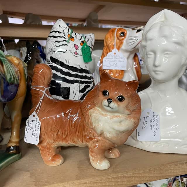 Spot hidden gems like this cutie in the antique shops