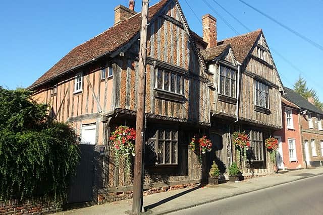 The De Vere House in Lavenham will be a familiar sight for Harry Potter fans