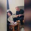 Video grab from footage as Police have mocked a group of dopey dealers who were caught after they videoed themselves bagging up illegal drugs.