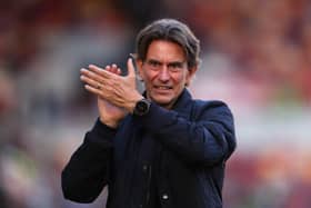 Brentford manager Thomas Frank.