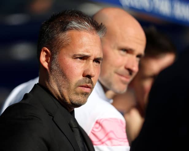 Marti Cifuentes during his side's 2-1 defeat to Pompey at Loftus Road