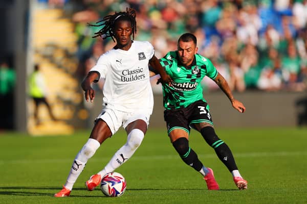 Cissoko saw red last time out for Plymouth Argyle.