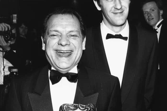 'Only Fools and Horses' actors David Jason (left) and Nicholas Lyndhurst at the BAFTA Awards 1989