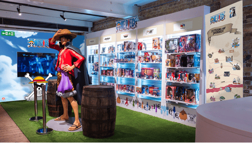 One Piece anime pop-up store opens in at Bandai Namco Cross Store in Camden