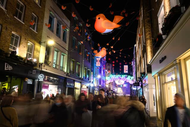 Carnaby Street Christmas lights