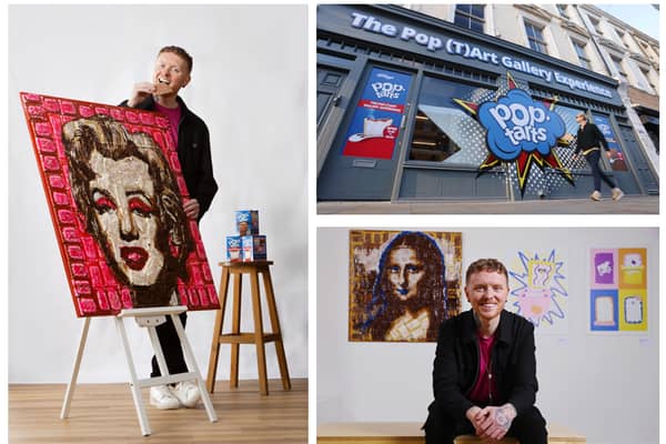 With a survey suggesting Gen Z are reluctant to head to art galleries despite their enjoyment of art, Nathan Wyburn tries to "sweeten" their enjoyment as he recreates works with the beloved breakfast food, Pop Tarts.