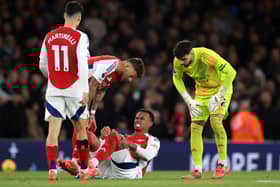 Arsenal defender Gabriel.