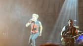 Sum 41 on stage at Co-op Live. 