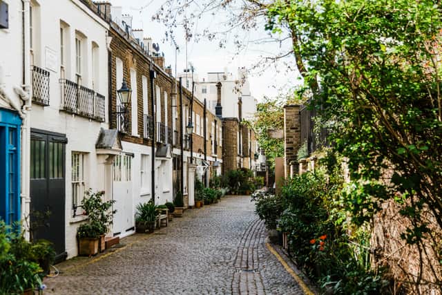 Kynance Mews in South Kensington