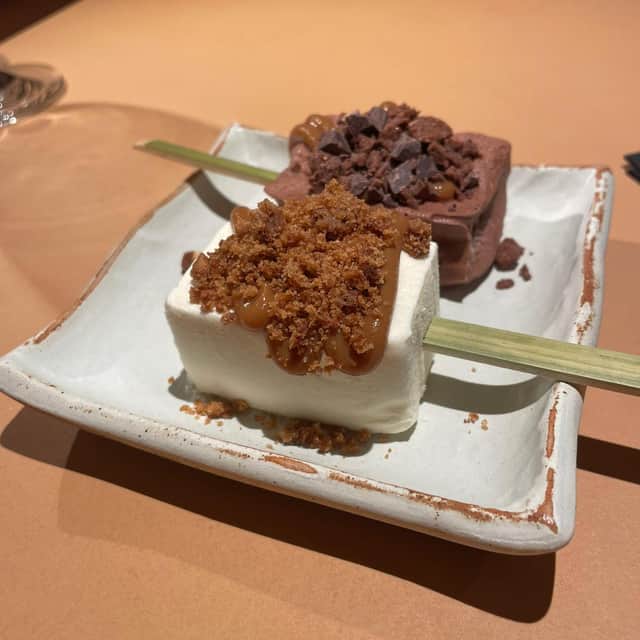 These ice creams were the perfect end to a delicious meal