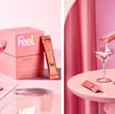 Feel Pro Collagen beauty supplement sachets come in a range of flavours