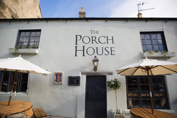 The Porch House - the oldest inn in England.