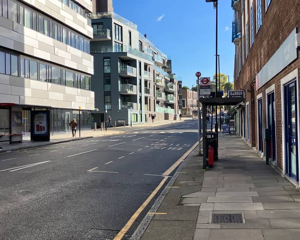 Vanbrugh Hill in East Greenwich, near Maze Hill station, would be affected by the new LTN scheme.