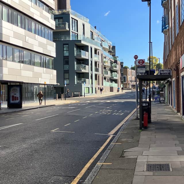 Vanbrugh Hill in East Greenwich, near Maze Hill station, would be affected by the new LTN scheme.