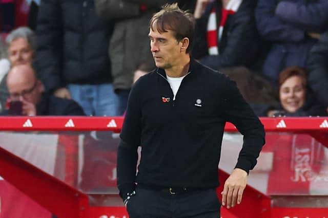 Edson Alvarez was sent off against Nottingham Forest.