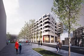 An artist's impression showing the new arts centre