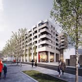 An artist's impression showing the new arts centre
