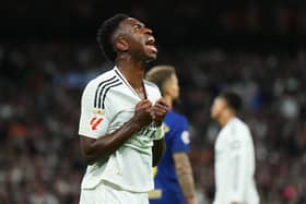 Vinicius Junior playing for Real Madrid. 