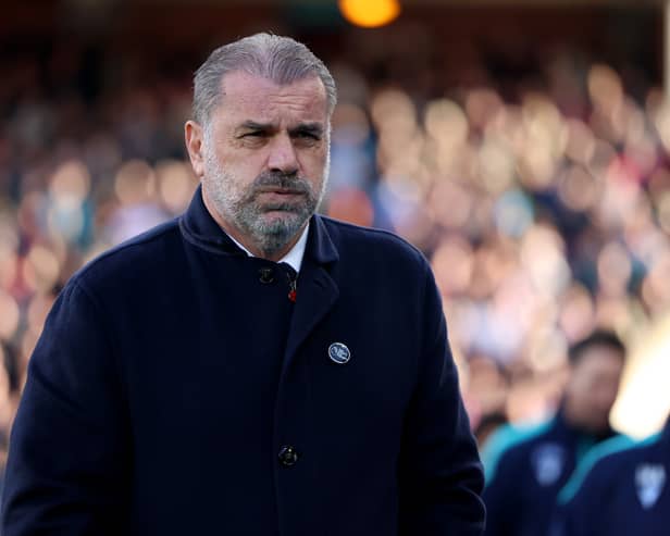 Spurs boss Ange Postecoglou.