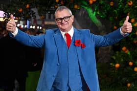 Hugh Bonneville at the premiere of Paddington in Peru 