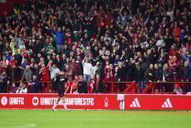 Edson Alvarez was sent off against Nottingham Forest.