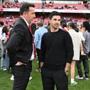 Edu and Mikel Arteta.