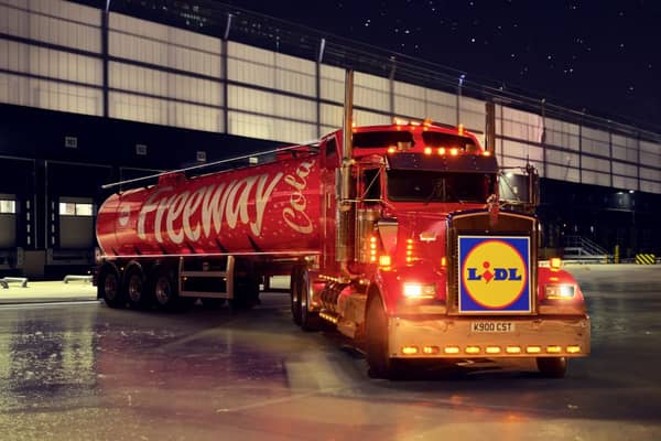 Lidl has unveiled its very own Christmas cola truck, set to tour Great Britain from November 14 to December 1 for the first time ever. 