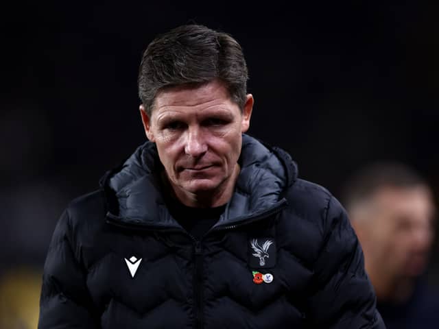 Crystal Palace boss Oliver Glasner.