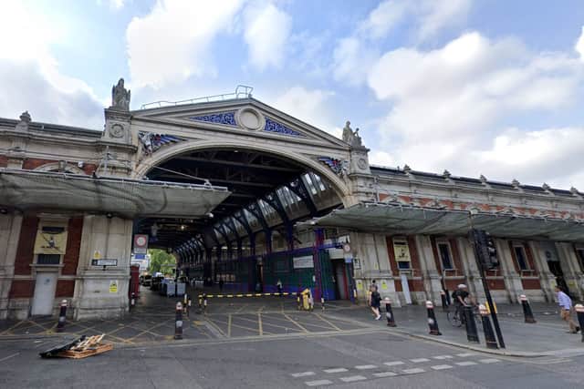 The entrance to Smithfield Market, with the market dating back 800 years