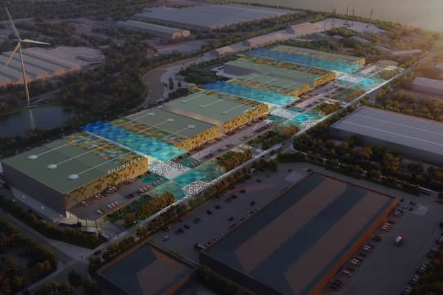An artist's impression of how the new Billingsgate and Smithfield markets could have looked