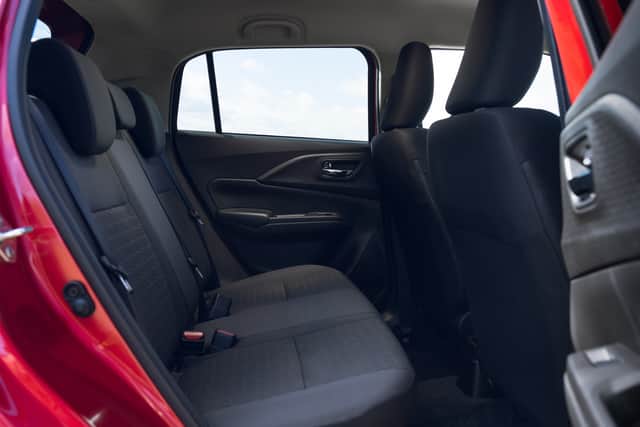 Cabin comfort is surprisingly good, even in the back
