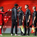 Klopp confronts Coote in 2020.