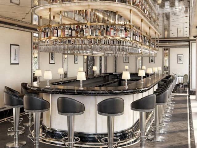 A plan for the ground floor bar at Le Caprice