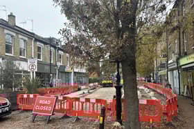 Work is continuing to pedestrianise Old York Road in Wandsworth