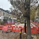 Work is continuing to pedestrianise Old York Road in Wandsworth