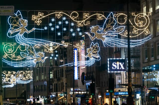The design celebrates the works of Joseph Swan, who created the first ever fairy lights in 1882 for the Savoy Theatre.