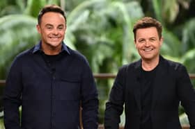 I'm a Celebrity . . . Get Me Out of Here presenters Ant and Dec. Photo by ITV.