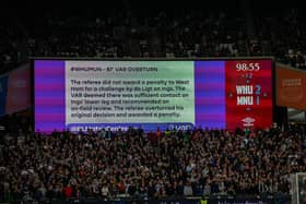 VAR intervened in Ten Hag's last match in charge.