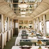 The dining cart is majestic 