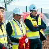 The ground-breaking ceremony at the new Wembley Manor SEND school
