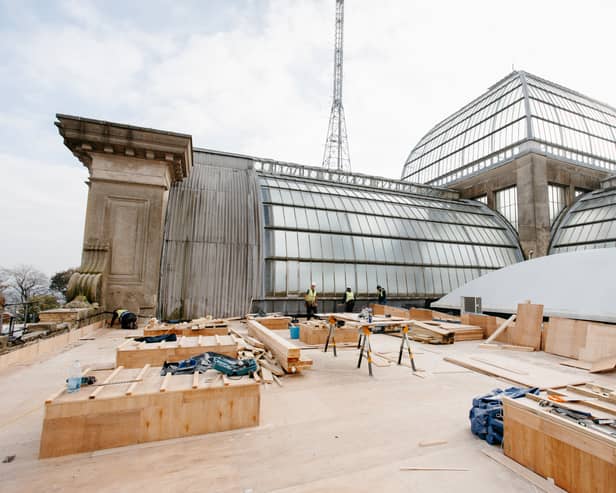 Restorations at Ally Pally are nearing their completion 