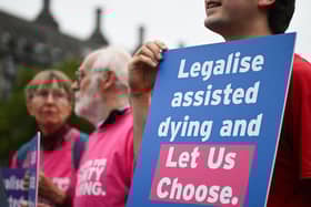 If passed the bill means that terminally ill adults in England and Wales who have six months to live will legally have the choice to end their life.